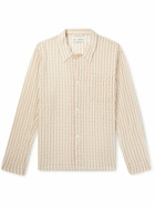 Our Legacy - Box Checked Cotton-Blend Seersucker Shirt - White