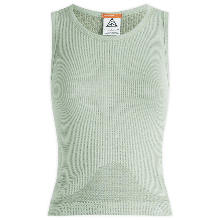 Photo: Nike Women's ACG DLTA BSLR Tank Top in Jade Horizon/Guava Ice