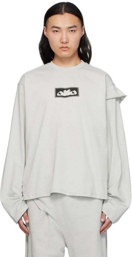 Photo: Ottolinger Gray Logo Longsleeve T-shirt