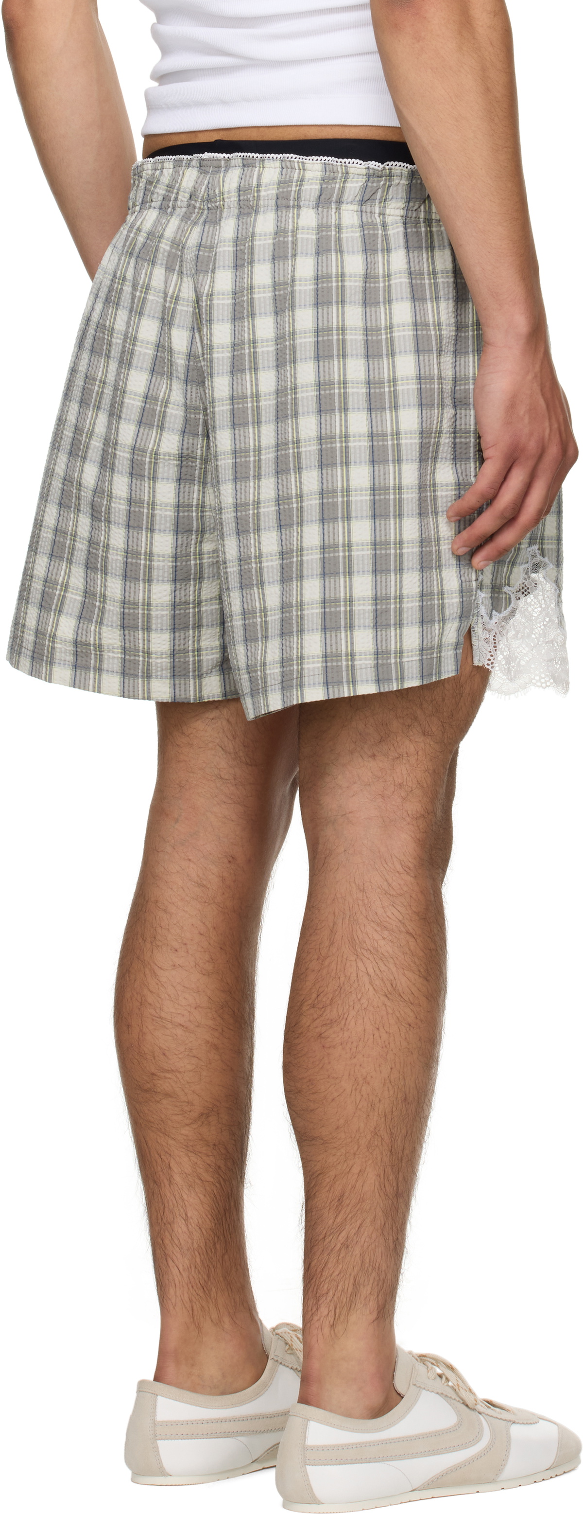 Martine Rose SSENSE Exclusive Gray French Knickers Shorts