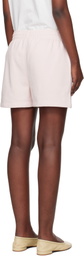 Maison Kitsuné Pink Baby Fox Patch Regular Jog Shorts