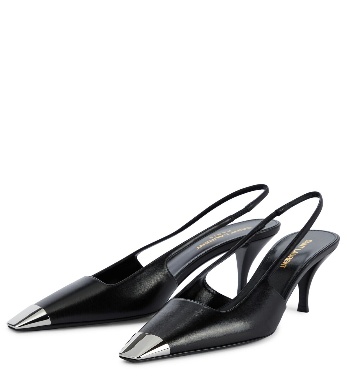 Saint Laurent Blade leather slingback pumps Saint Laurent