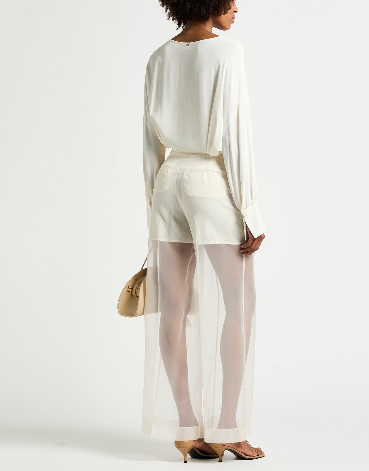 Peserico Womens Pants Cream