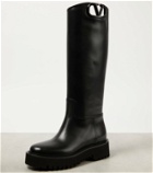 Valentino Garavani VLogo Signature leather rain boots