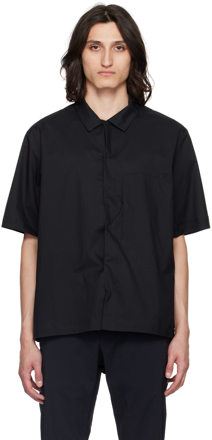 Veilance: Black Demlo Shirt | SSENSE