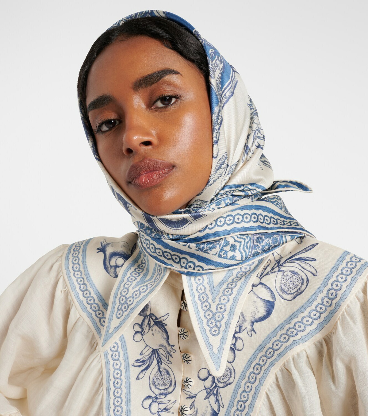 Alémais Villa Romantica silk scarf
