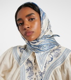 Alémais Villa Romantica silk scarf
