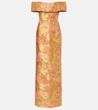 Markarian Clover embellished floral gown