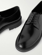 SAINT LAURENT - Antoine Leather Derby Shoes - Black
