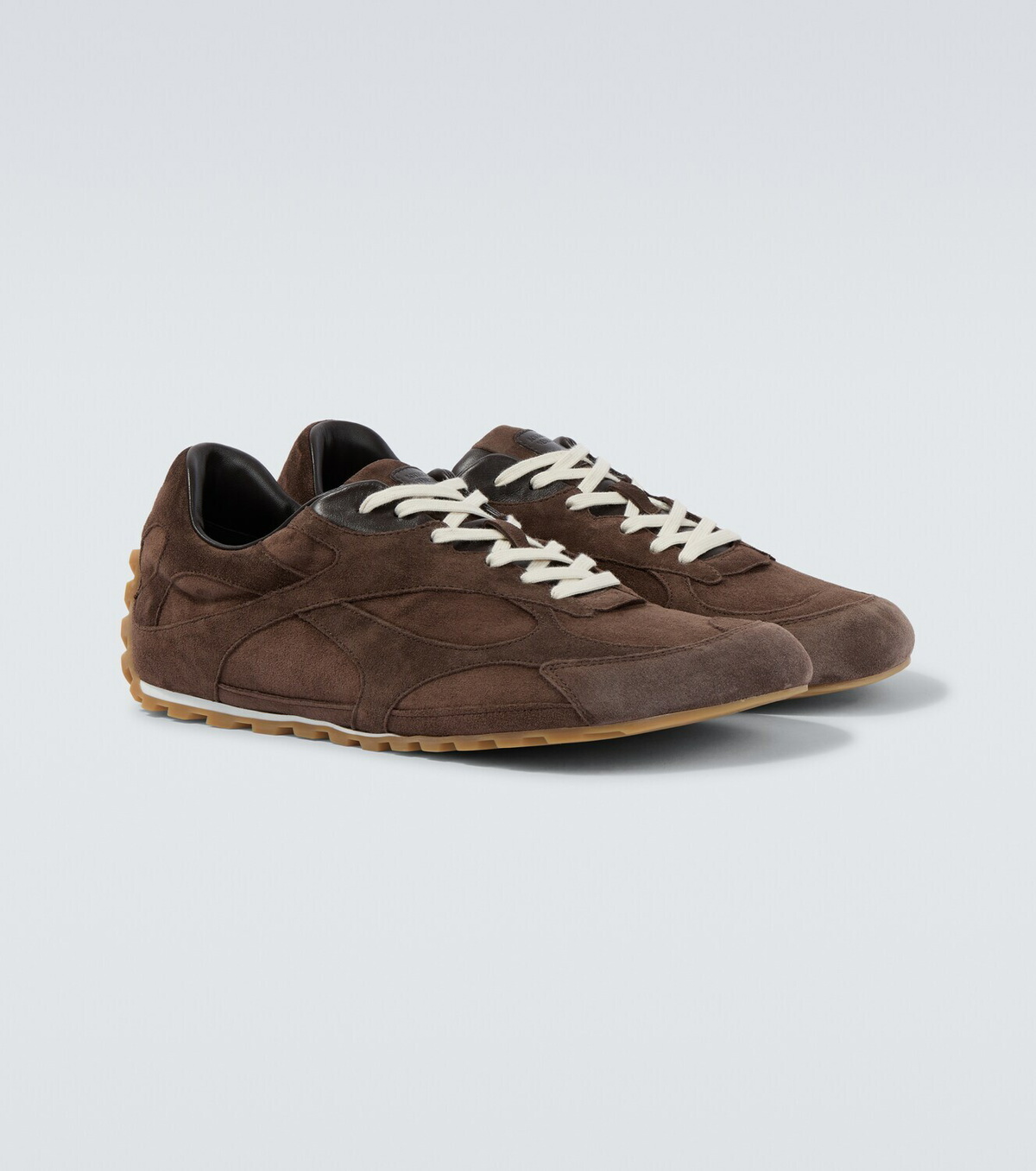 Bottega Veneta Orbit Flash suede sneakers