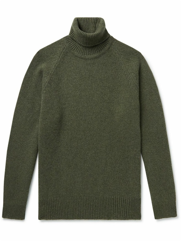 Photo: Purdey - Cashmere Rollneck Sweater - Green