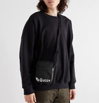 Alexander McQueen - Logo-Print Nylon Messenger Bag - Black