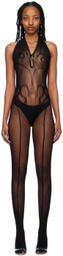 RoomSERVICE888 SSENSE Exclusive Black Bodysuit