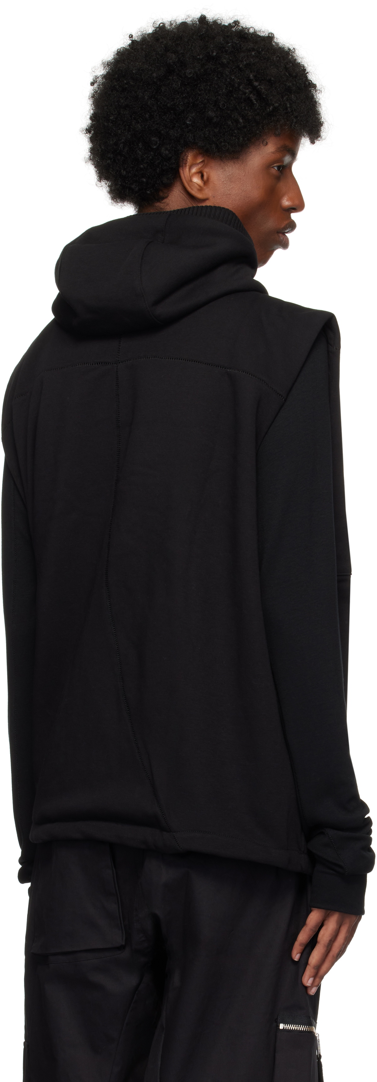 thom/krom Black M SJ 646 Hoodie