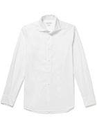 Incotex - Cotton Oxford Shirt - White