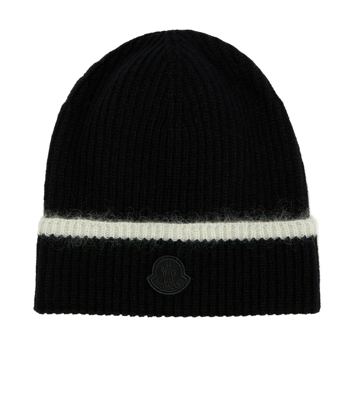 Moncler hat discount black logo