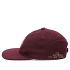 Drôle de Monsieur Men's Drole De Monsieur Monogram Cap in Wine 