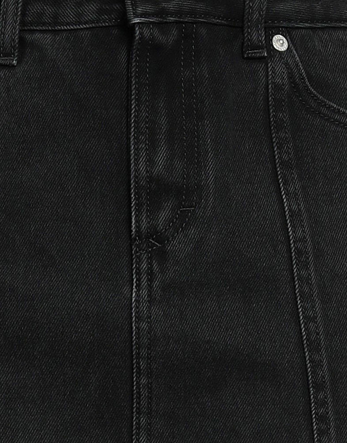 Heron Preston Womens Denim skirt in Black