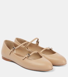 Max Mara Circus leather ballet flats