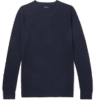 J.Crew - Cotton and Cashmere-Blend Piqué Sweater - Navy
