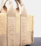 Chloé Woody Small raffia-effect tote bag