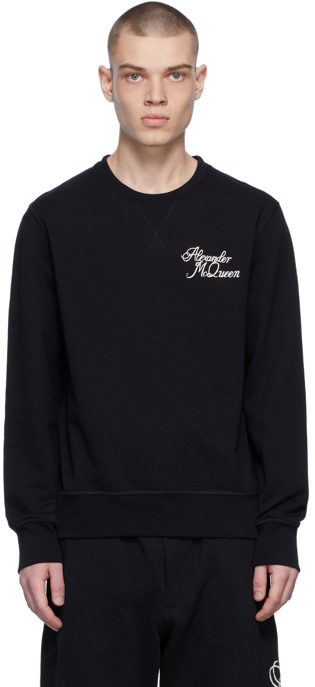 Alexander McQueen Black McQueen Skeleton Sweatshirt Alexander McQueen