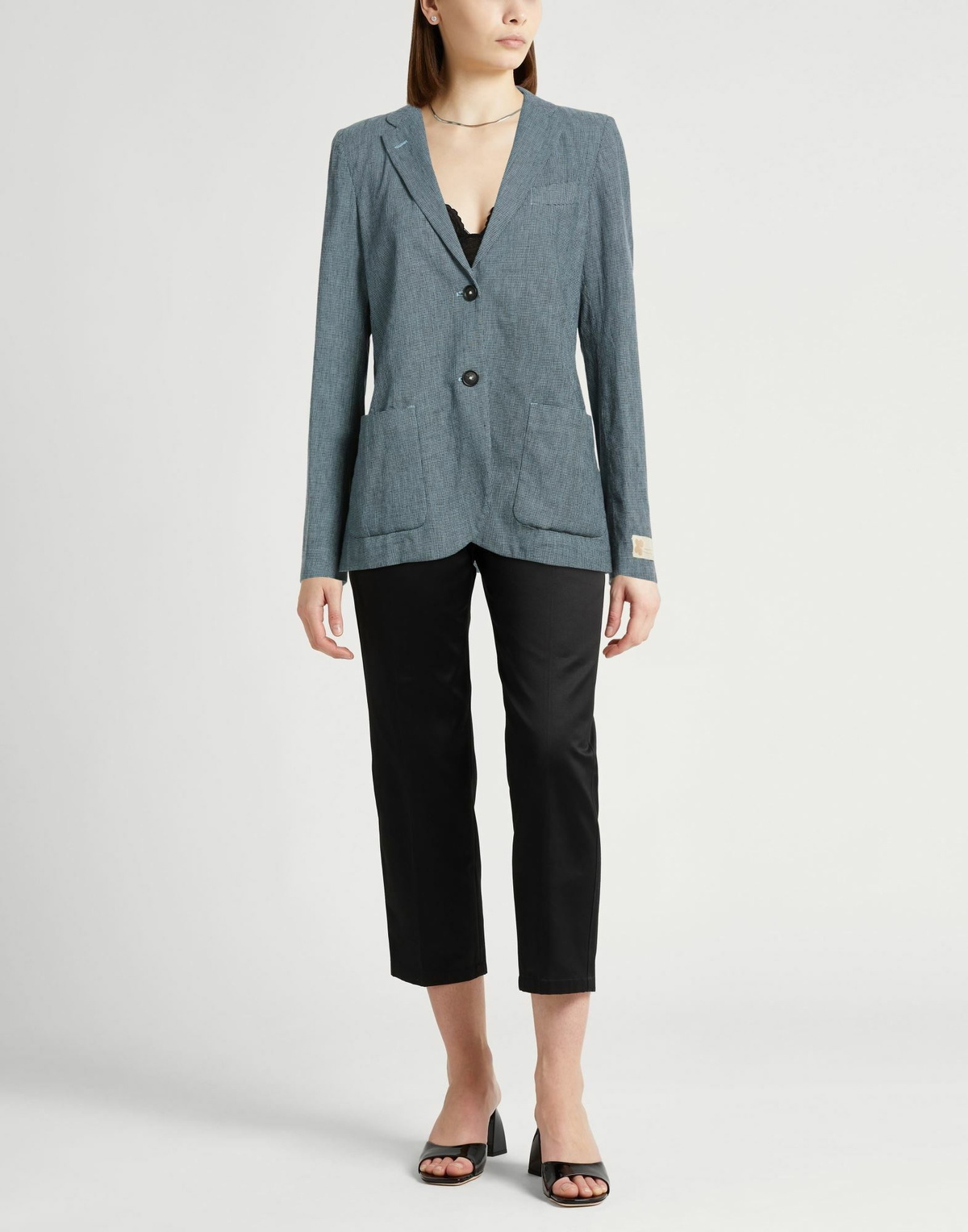 Massimo Alba Womens Blazer Slate in Blue