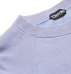 TOM FORD - Fleece-Back Cotton-Jersey Sweatshirt - Purple