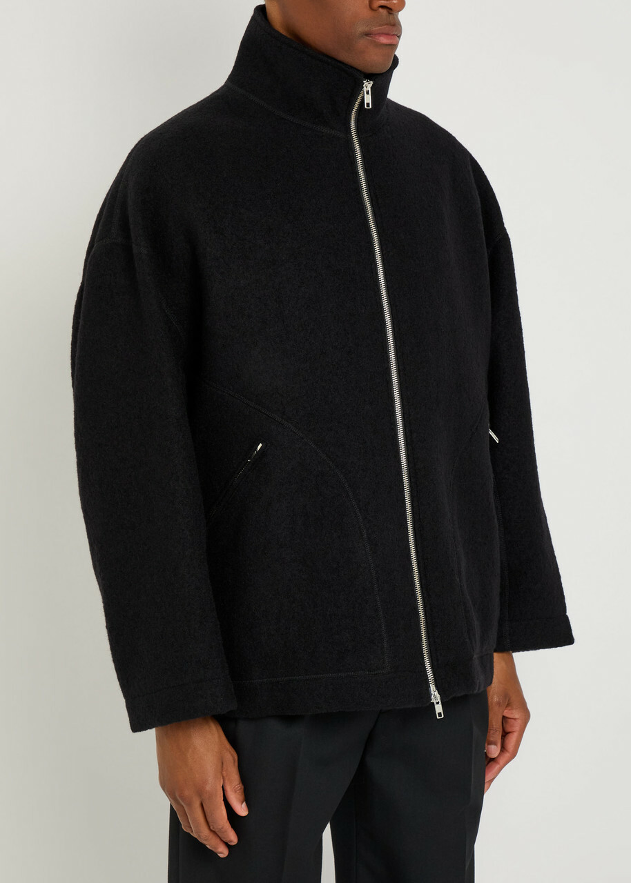 Ymc Aaron zip Wool Jacket Black YMC