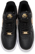 Nike Black & Gold Air Force 1 '07 Essential Sneakers