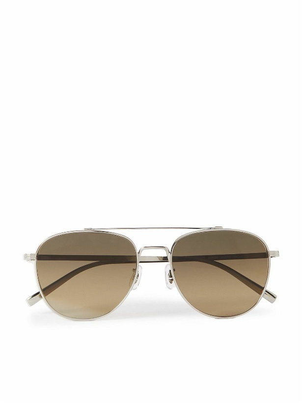 Photo: Oliver Peoples - Rivetti Aviator-Style Titanium Sunglasses