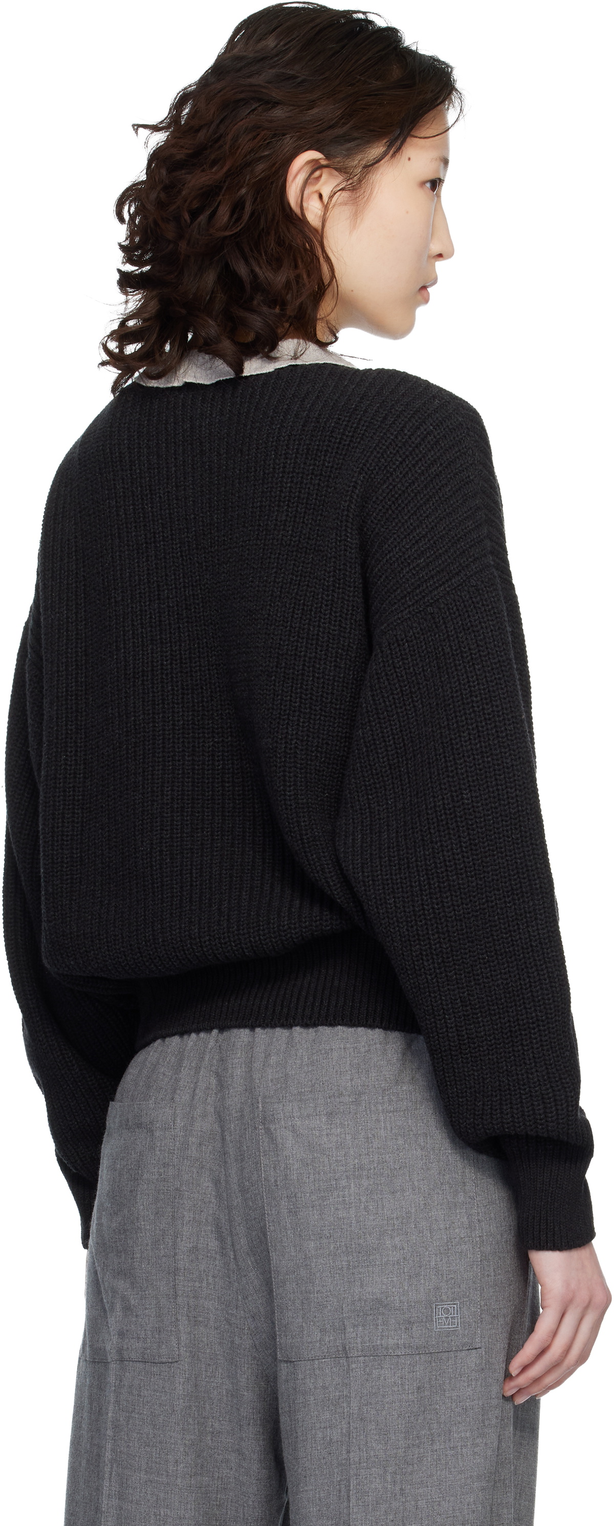 Baserange Black Mea Sweater