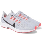 Nike Running - Air Zoom Pegasus 36 Flyknit Running Sneakers - Gray
