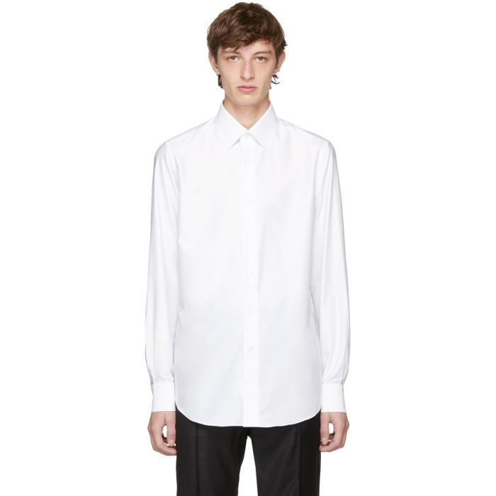 Photo: Brioni White Slim-Fit Dress Shirt