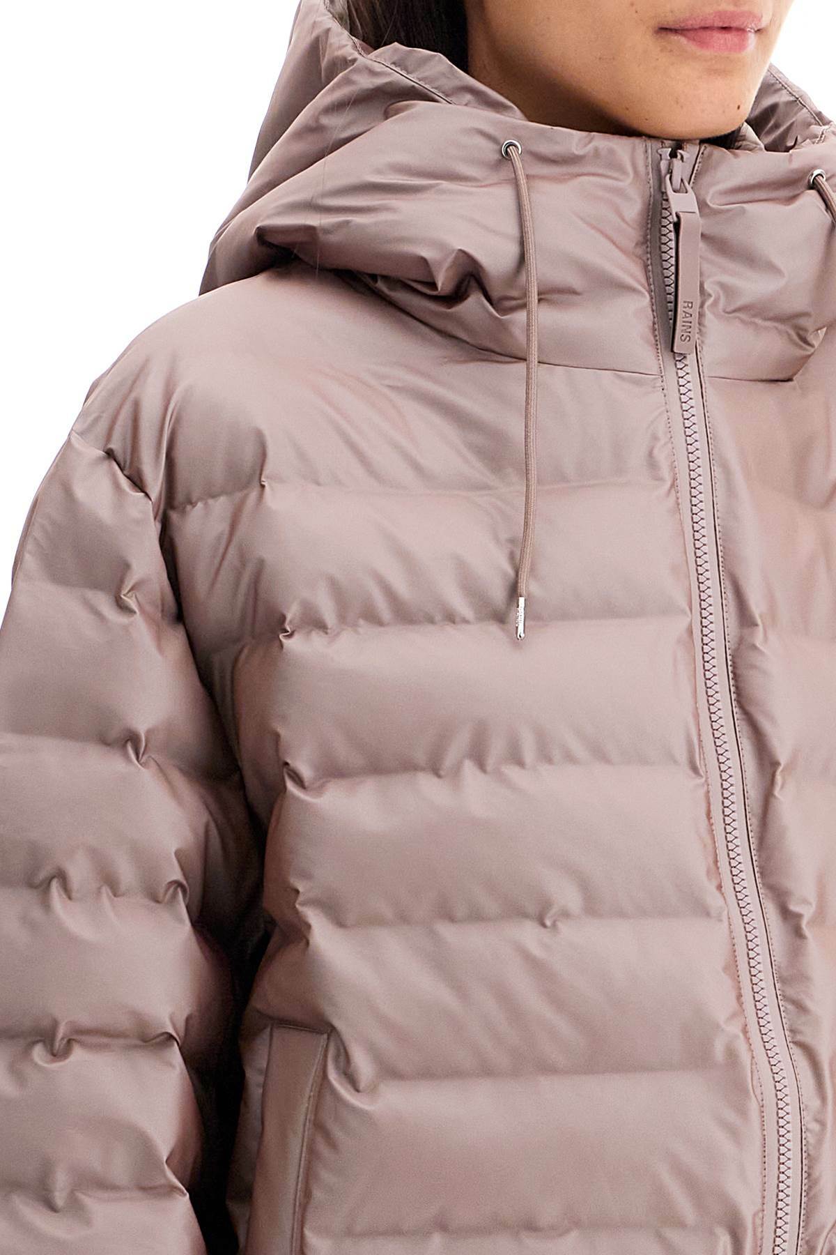 RAINS lohja short unisex puffer jacket Pink