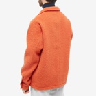 Foret Men's Stay Boucle Chore Jacket in Mandarine