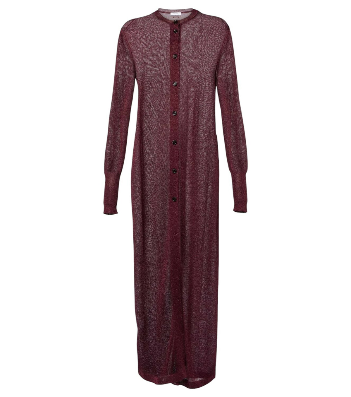 SALVATORE FERRAGAMO オフショルタ ロンクスリフ ミティトレス 40/-HIGH TWISTED SINGLE JERSEY SIDE DRAPED LONG SLV PO(S