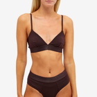 CDLP Women's Triangle Bralette in Brown