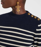 Chloé Striped wool and cashmere sweater