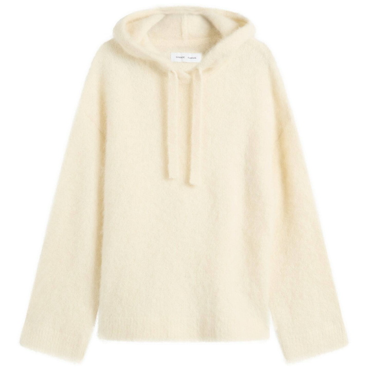Photo: Samsøe Samsøe Women's Sajeanne Knit Hoodie in Clear Cream