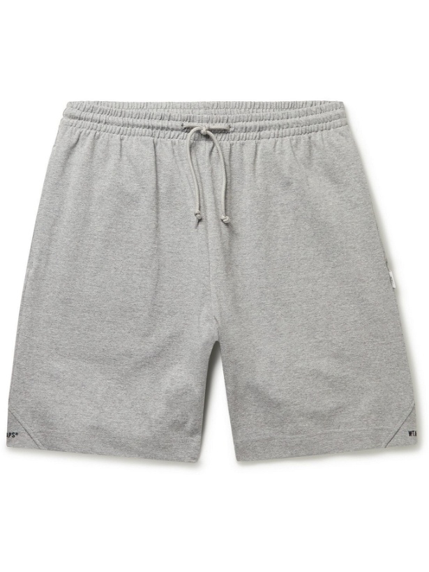 Photo: WTAPS - Cribs Cotton-Jersey Drawstring Shorts - Gray