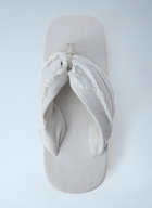 Rick Owens DRKSHDW Frayed Edge Thong Sandals