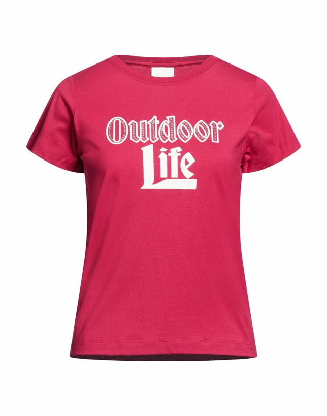 Photo: Stockholm (surfboard) Club Womens T-shirt Garnet