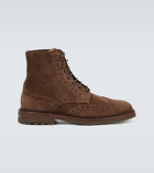 Brunello Cucinelli - Suede lace-up boots