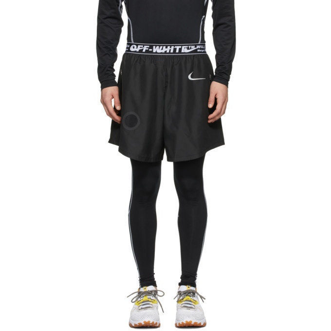 Photo: Nike Black Off-White Edition NRG RU Shorts