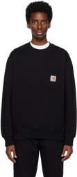 Carhartt Work In Progress Black Pocket Sweatshirt