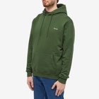 Foret Men's Deer Logo Hoody in Dark Green