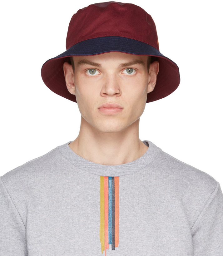 Photo: Paul Smith Reversible Red Bucket Hat