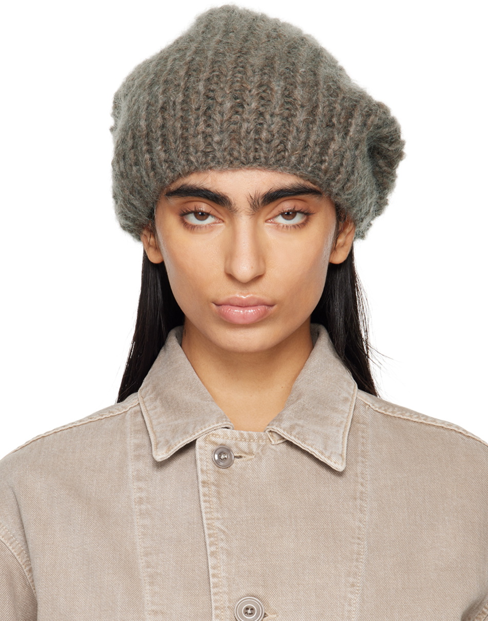 CASEY CASEY Khaki Mohair Beanie
