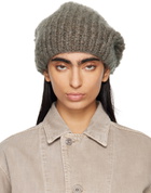 CASEY CASEY Khaki Mohair Beanie
